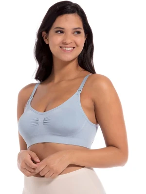 Magic Bodyfashion Biustonosz "Mama Comfort Nursing Bra" w kolorze błękitnym do karmienia rozmiar: XXL