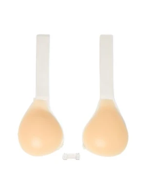 MAGIC Bodyfashion Damski biustonosz samoprzylepny - Shapely Bra Kobiety Syntetyczny beżowy jednolity, S/M