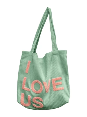 Magma Heimtex Shopper bag "Pixie" w kolorze zielonym - 48 x 48 x 12 cm rozmiar: onesize
