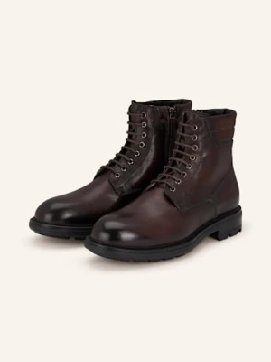 Magnanni Botki Sznurowane Army braun