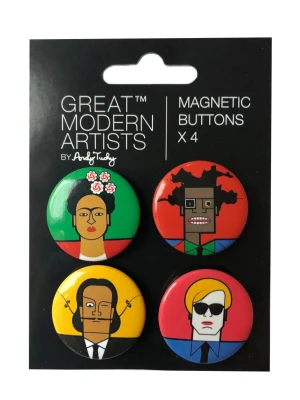 Magnes, Great Modern Artists, 4szt Great Modern Artists by Andy Tuohy