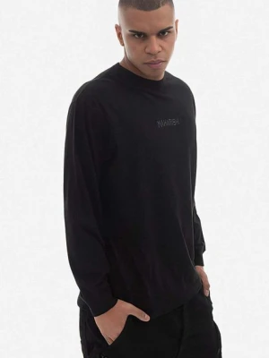 Maharishi longsleeve bawełniany kolor czarny z nadrukiem 4094.BLACK-BLACK