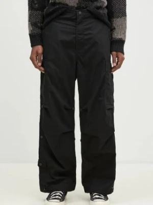 Maharishi spodnie bawełniane Original Cargo Snopants Loose kolor czarny proste 5300.BLACK