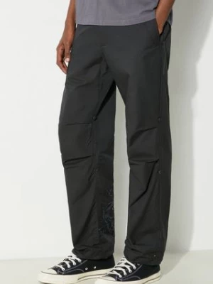 Maharishi spodnie Original Dragon Snopants męskie kolor czarny w fasonie chinos 5063.BLACK