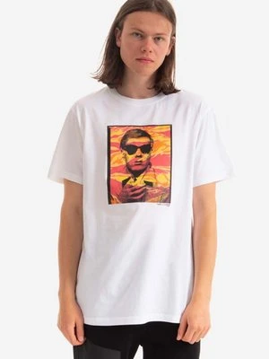 Maharishi t-shirt bawełniany Warhol Polaroid Portrait T-Shirt OCJ kolor biały z nadrukiem 9711.WHITE-WHITE