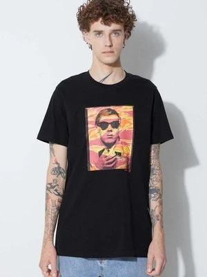 Maharishi t-shirt bawełniany Warhol Polaroid Portrait T-Shirt OCJ kolor czarny z nadrukiem 9711.BLACK-BLACK