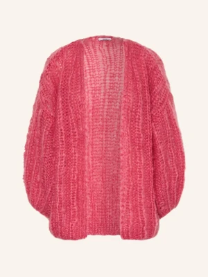 Maiami Dzianinowa Narzutka Z Moherem pink