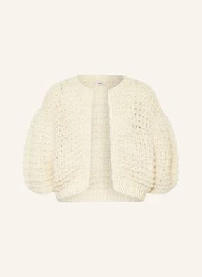 Maiami Dzianinowe Wdzianko Z Alpaki Z Rękawami 3/4 beige