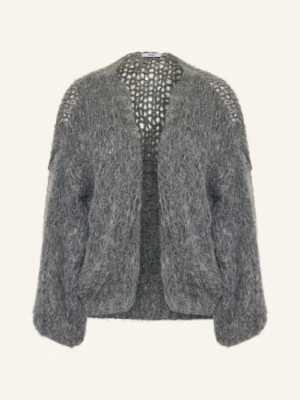 Maiami Dzianinowe Wdzianko Z Dodatkiem Z Alpaki grau