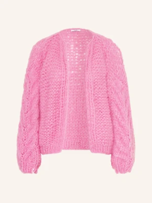 Maiami Dzianinowe Wdzianko Z Dodatkiem Z Alpaki pink