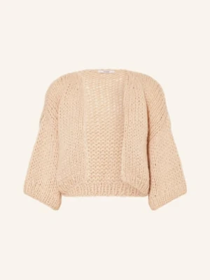 Maiami Dzianinowy Sweter Z Alpaki Z Rękawami 3/4 beige