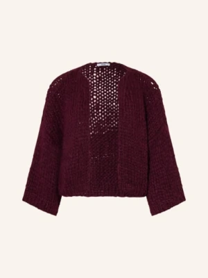 Maiami Dzianinowy Sweter Z Alpaki Z Rękawami 3/4 rot