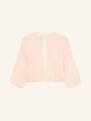 Maiami Krótki Sweter Z Moheru Z Rękawami 3/4 beige