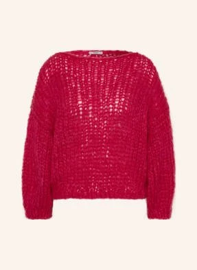 Maiami Sweter Oversize Z Moheru pink