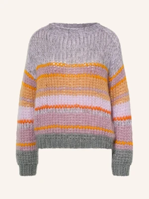 Maiami Sweter Z Moheru lila purpurowy