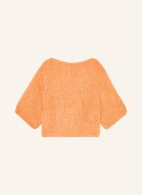 Maiami Sweter Z Moheru Z Rękawami 3/4 orange