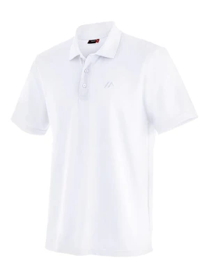 Maier Sports Funkcyjna koszulka polo "Ulrich" w kolorze białym rozmiar: L