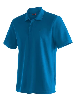 Maier Sports Funkcyjna koszulka polo "Ulrich" w kolorze niebieskim rozmiar: M
