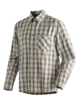 Maier Sports Koszula funkcyjna "Claas" - Regular fit - w kolorze beżowo-szarym rozmiar: 48