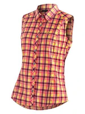 Maier Sports Koszula funkcyjna "Paloma" w kolorze żółto-czerwono-fioletowym rozmiar: 42