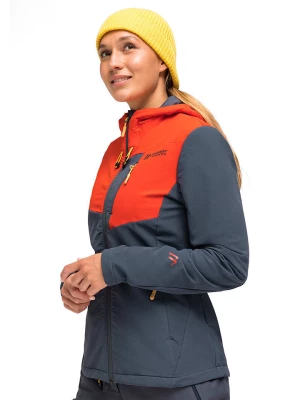 Maier Sports Kurtka softshellowa "Ofot Jacket W" w kolorze czerwono-antracytowym rozmiar: 36