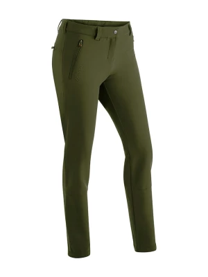 Maier Sports Spodnie funkcyjne "Helga Slim" w kolorze zielonym rozmiar: 40