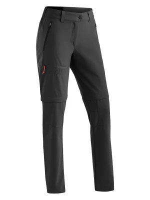 Maier Sports Spodnie funkcyjne Zipp-Off "Nata" w kolorze antracytowym rozmiar: 42