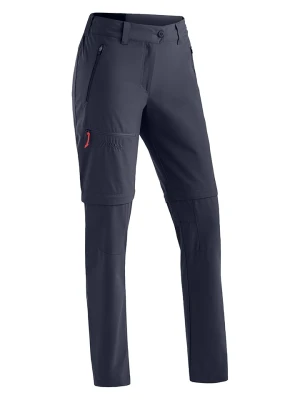 Maier Sports Spodnie funkcyjne Zipp-Off "Nata" w kolorze granatowym rozmiar: 34
