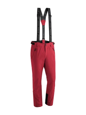 Maier Sports Spodnie narciarskie "Anton Slim" w kolorze czerwonym rozmiar: 54