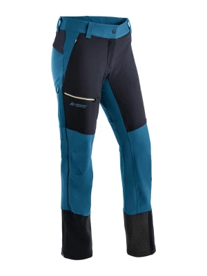 Maier Sports Spodnie narciarskie "Ofot Hyb W" w kolorze niebiesko-czarnym rozmiar: 42