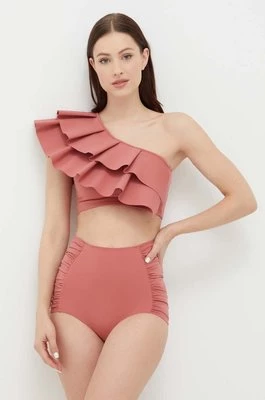 MAIO Paris dwuczęściowy strój kąpielowy kolor różowy miękka miseczka