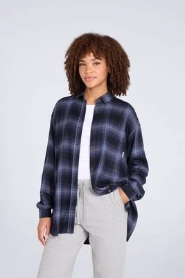 Maisie koszula damska super miękka luźny krój - Navy Animal