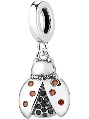 MAISON D'ARGENT Srebrna zawieszka "Lady Bug" z cyrkoniami rozmiar: onesize