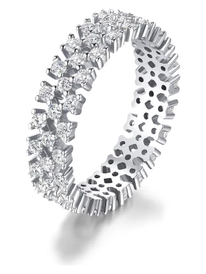 MAISON D'ARGENT Srebrny pierścionek z cyrkoniami rozmiar: 54