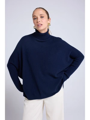 Maison Héritage Cashmere Kaszmirowy golf w kolorze granatowym rozmiar: L/XL