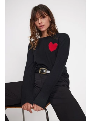 Maison Héritage Cashmere Kaszmirowy sweter w kolorze czarnym rozmiar: S