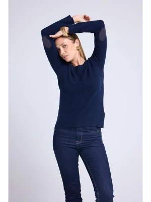 Maison Héritage Cashmere Kaszmirowy sweter w kolorze granatowym rozmiar: M