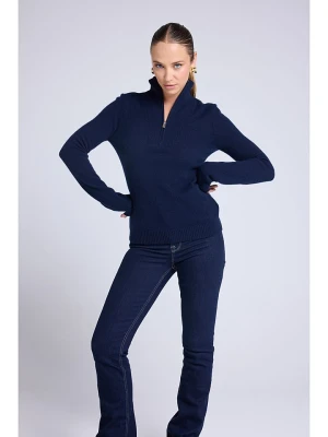 Maison Héritage Cashmere Kaszmirowy sweter w kolorze granatowym rozmiar: L