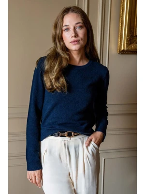 Maison Héritage Cashmere Kaszmirowy sweter w kolorze granatowym rozmiar: M