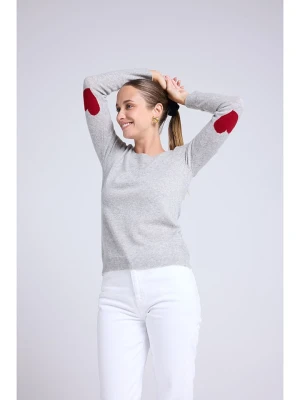 Maison Héritage Cashmere Kaszmirowy sweter w kolorze szarym rozmiar: XL