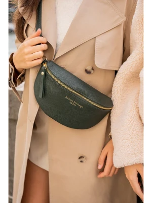 maison héritage PARIS Skórzana saszetka "Kimi" w kolorze granatowym - 28 x 15 x 5 cm rozmiar: onesize