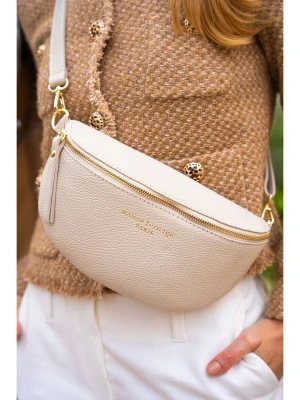 maison héritage PARIS Skórzana saszetka "Kimi" w kolorze kremowym - 28 x 15 x 5 cm rozmiar: onesize