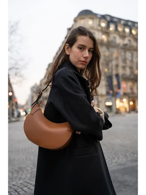 maison héritage PARIS Skórzana torebka "Azay" w kolorze jasnobrązowym - 26 x 20 x 10 cm rozmiar: onesize