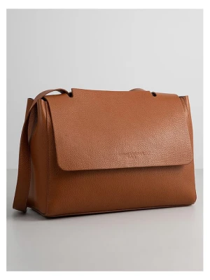 maison héritage PARIS Skórzana torebka "Bage" w kolorze karmelowym - 35 x 26 x 16 cm rozmiar: onesize