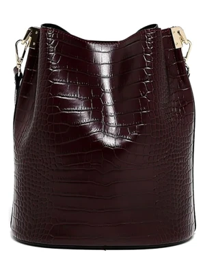 maison héritage PARIS Skórzana torebka "Bruna" w kolorze bordowym - 23 x 26,5 x 16 cm rozmiar: onesize