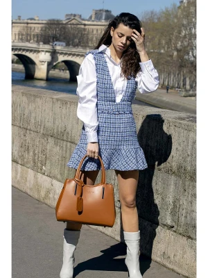 maison héritage PARIS Skórzana torebka "Carla" w kolorze karmelowym - 32,5 x 25 x 11 cm rozmiar: onesize