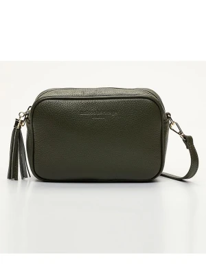 maison héritage PARIS Skórzana torebka "Gaby" w kolorze khaki - 28 x 22 x 8 cm rozmiar: onesize