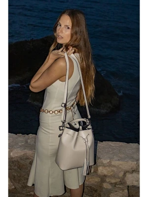 maison héritage PARIS Skórzana torebka "Jila Box" w kolorze kremowym - 26 x 29 x 13 cm rozmiar: onesize