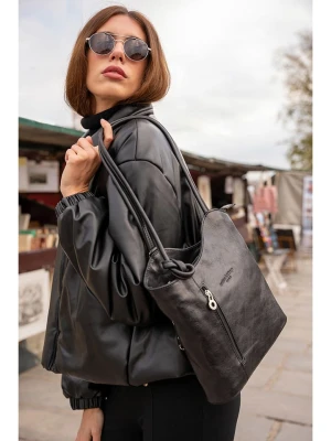 maison héritage PARIS Skórzana torebka "Lola" w kolorze czarnym - 32 x 25 x 6 cm rozmiar: onesize