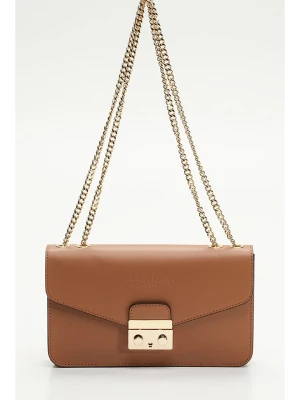 maison héritage PARIS Skórzana torebka "Lova" w kolorze karmelowym - 24 x 13 x 4 cm rozmiar: onesize